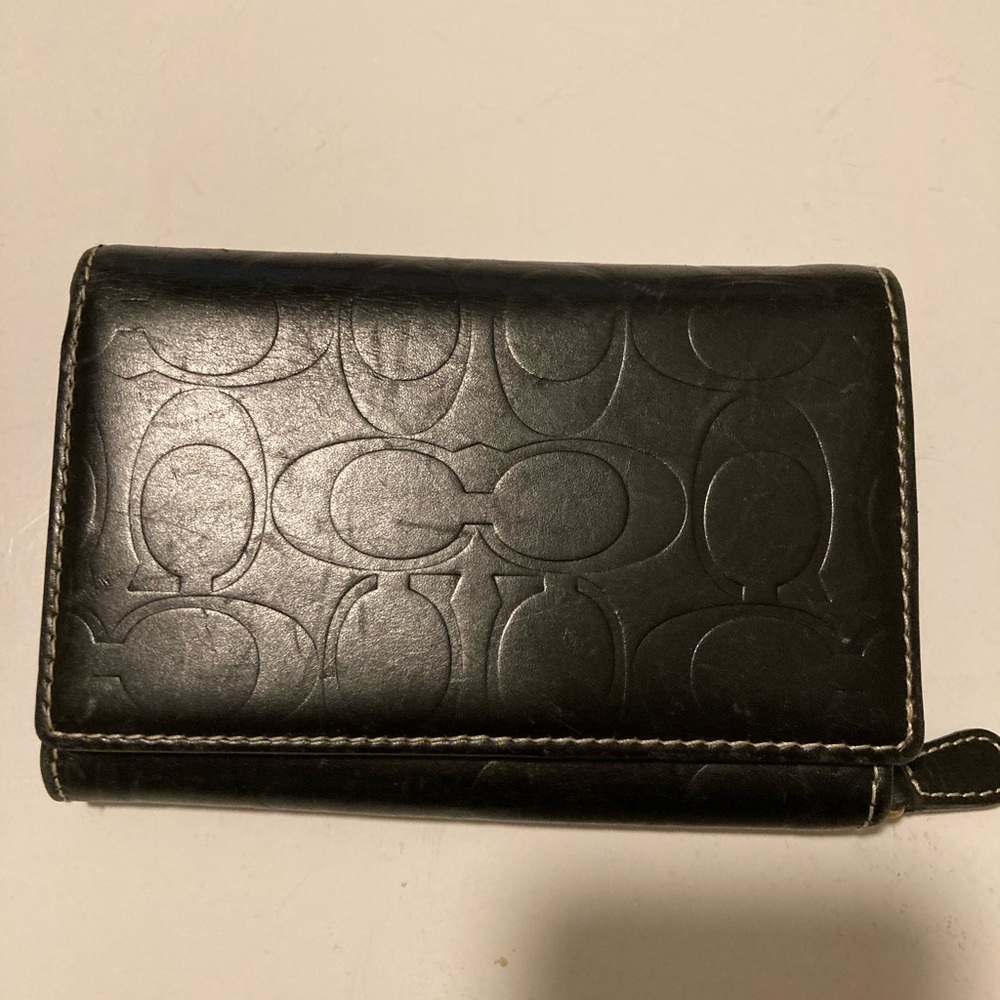 Coach leather wallet
